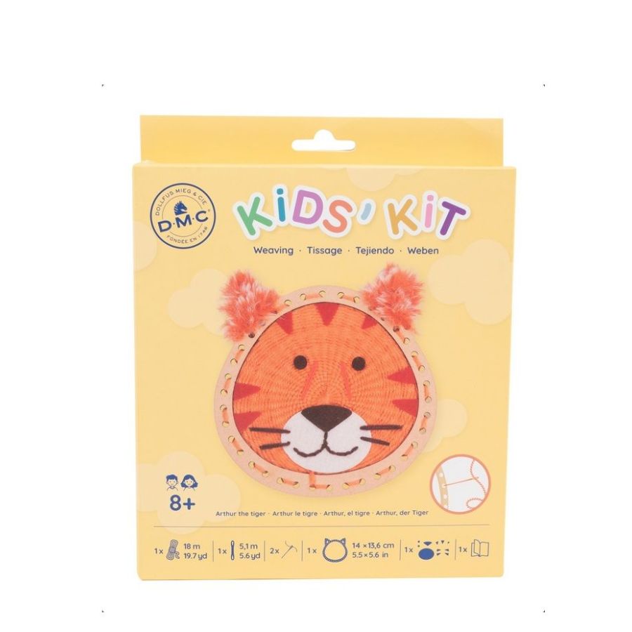 Kit tissage Kids'kit DMC - Arthur le Tigre