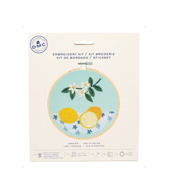 Kit broderie Citrons DMC
