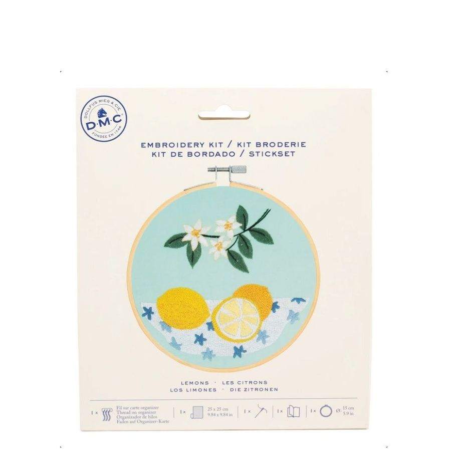 Kit broderie Citrons DMC