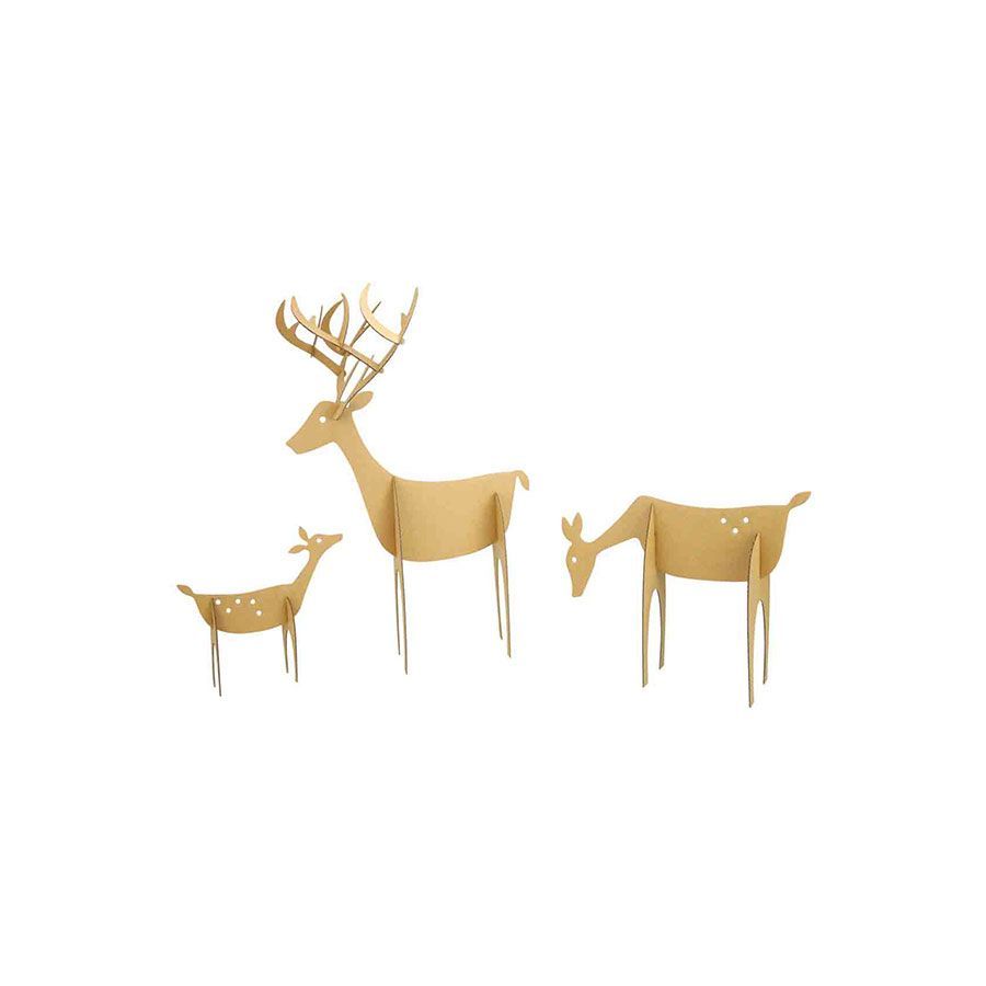 Cerfs à assembler en carton - CTOP