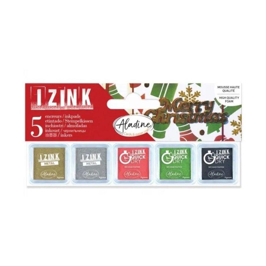 Set de 5 encreurs Noël - Aladine