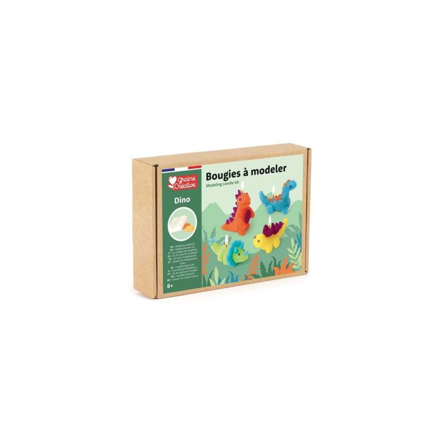 Kit Bougies à modeler Dinosaures - Graine Créative
