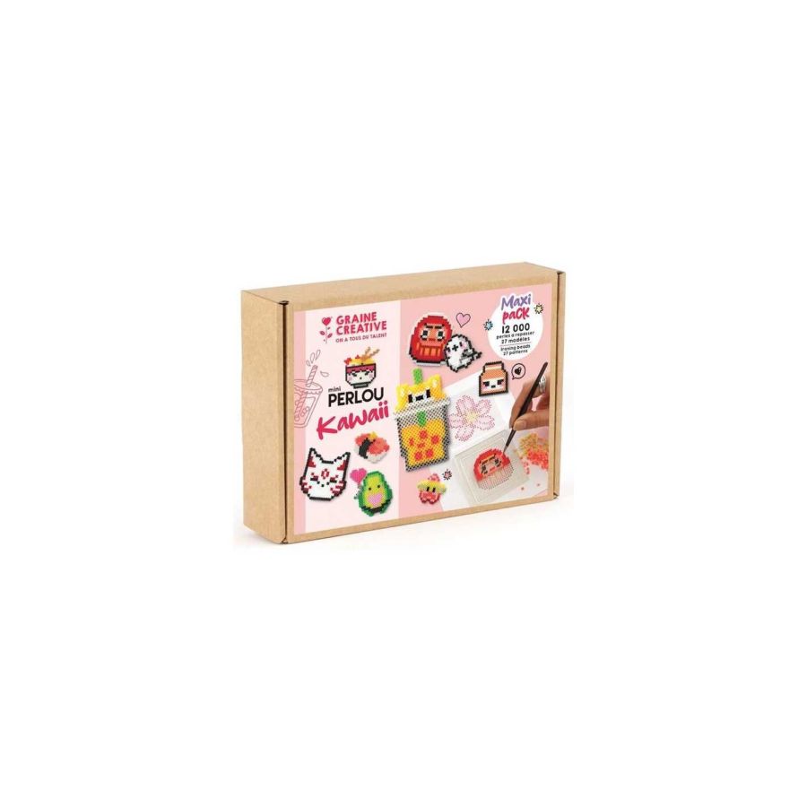 Kit mini Perlou Kawaii Perles à repasser - Graine Créative