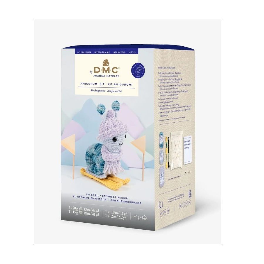 Kit crochet Escargot Skieur DMC