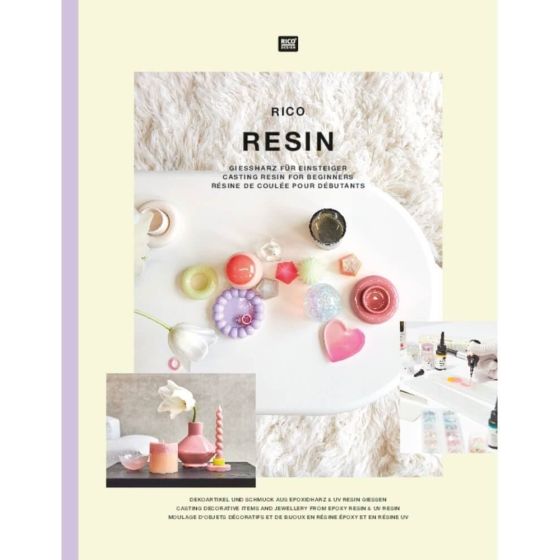 Livre Rico Resin – Résine de coulée pour débutants