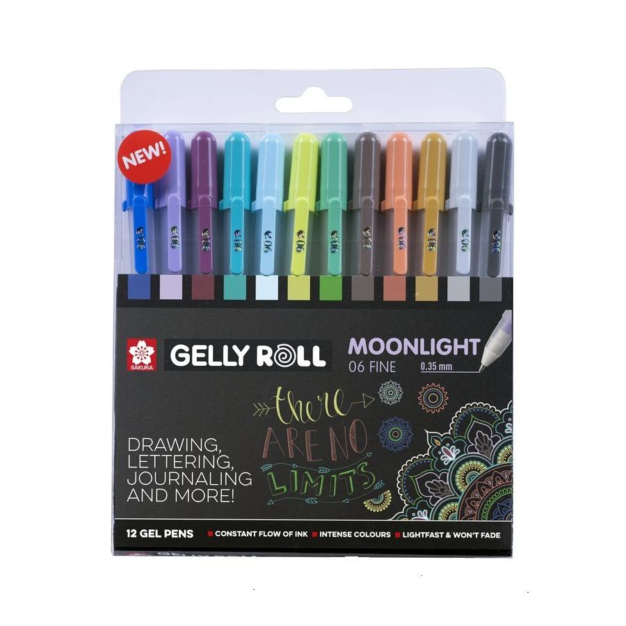 Sakura Collection unique de 12 Gelly Rolls Moonlight 06 Cosmos