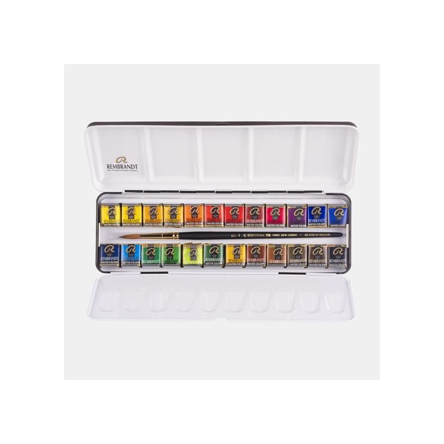 Aquarelle Extra-Fine Rembrandt | Boîte Métal 24 | Art & Loisirs