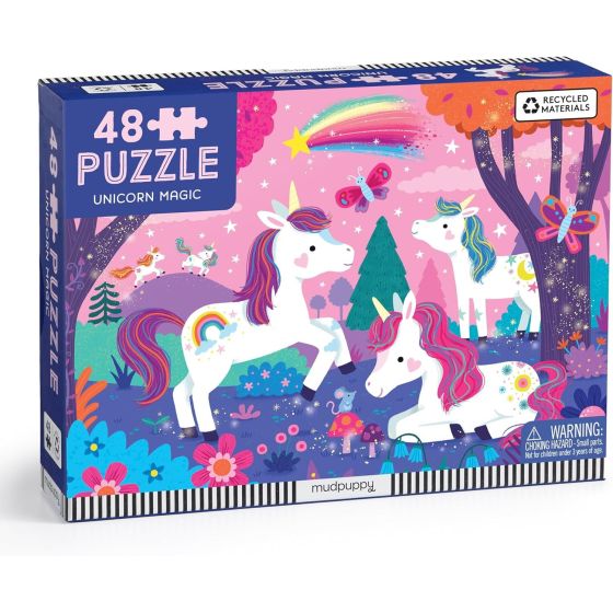 Puzzle de 48 pièces « Licornes magiques » : Mudpuppy, Ward, Sarah