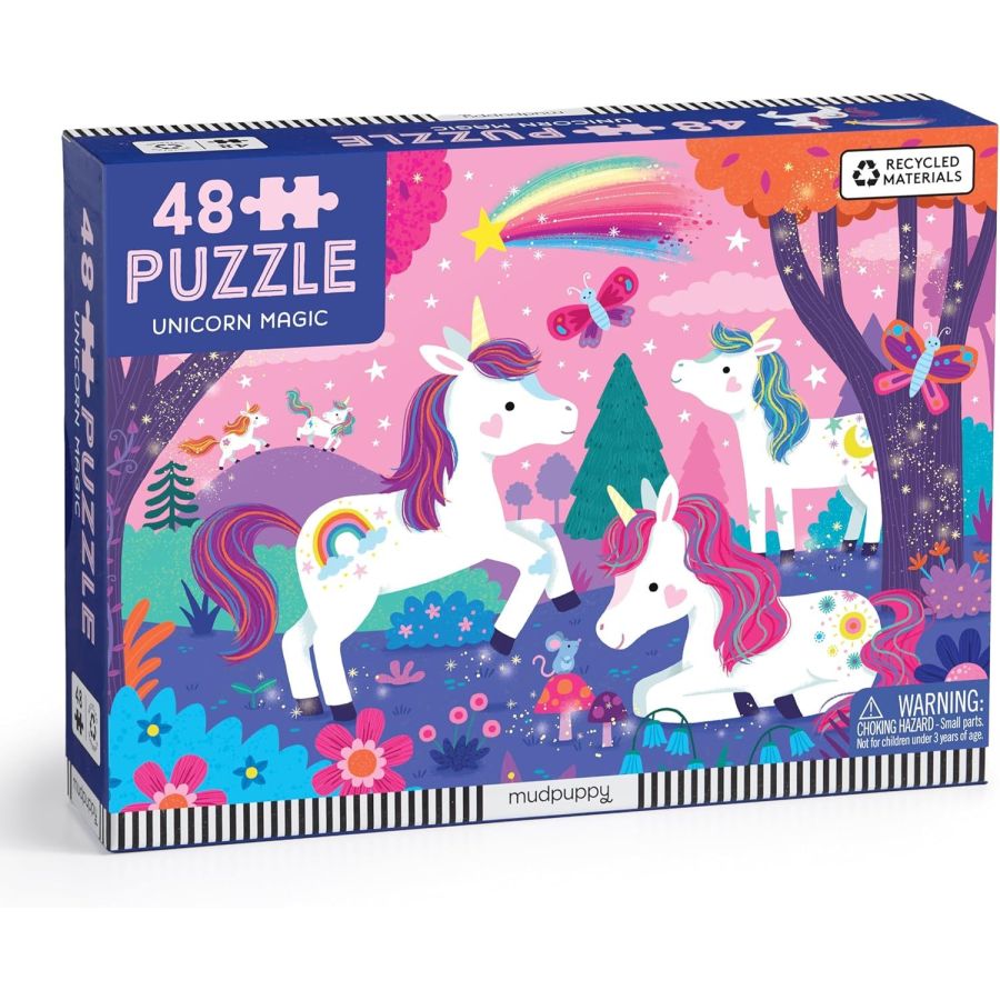 Puzzle de 48 pièces « Licornes magiques » : Mudpuppy, Ward, Sarah