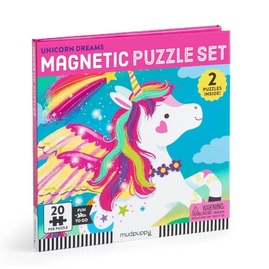 Mudpuppy « Rêves de la Licorne ! » – Puzzles magnétiques 2 en 1 - 20 pièces