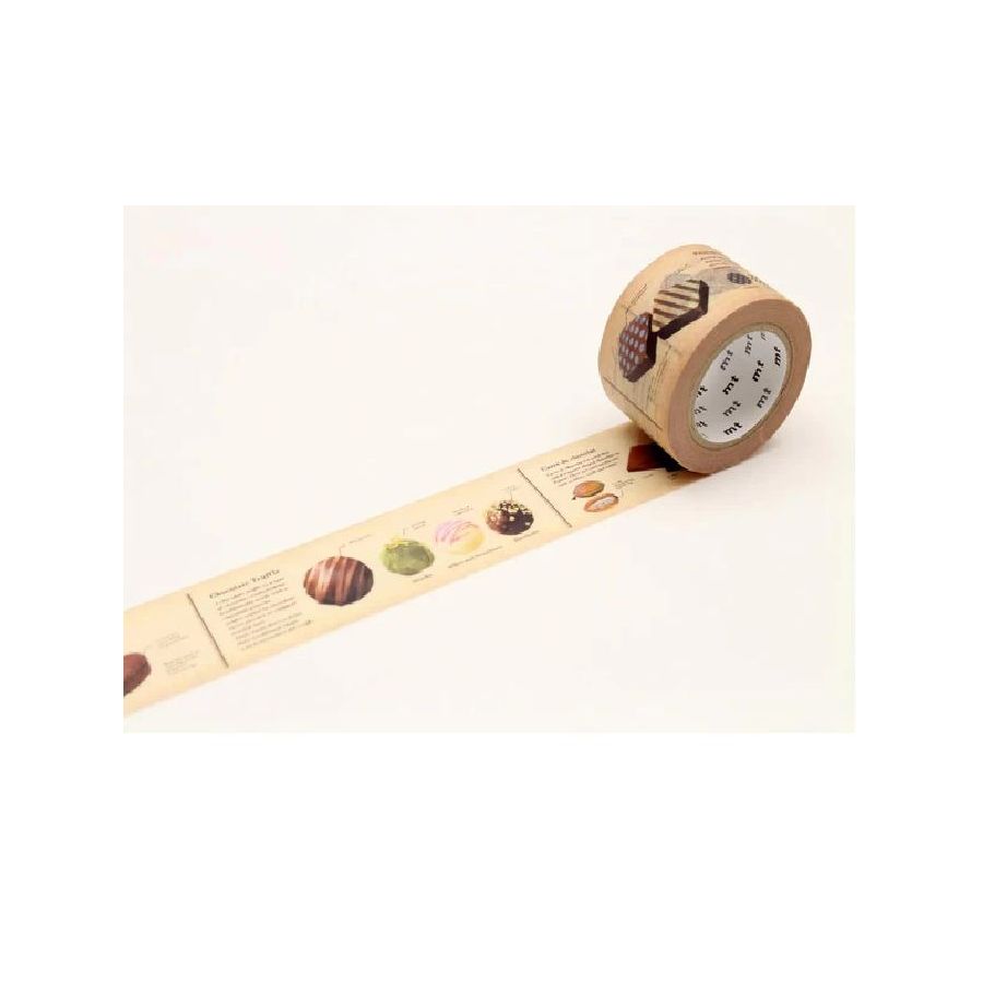 Masking Tape MT EX Motif recette chocolat 30 mm x 7 m