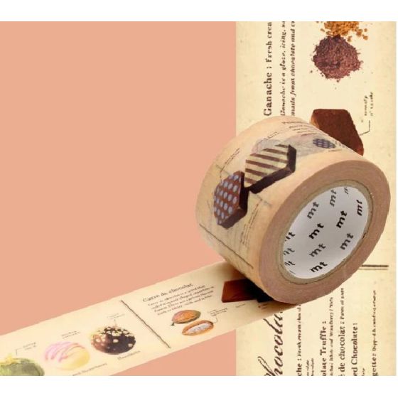 Masking Tape MT EX Recette Chocolat 30mm x 7m | Art & Loisirs