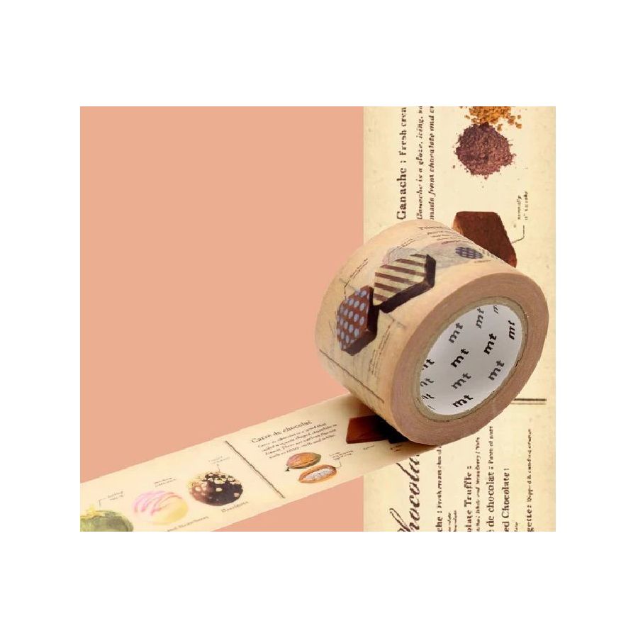 Masking Tape MT EX Recette Chocolat 30mm x 7m | Art & Loisirs