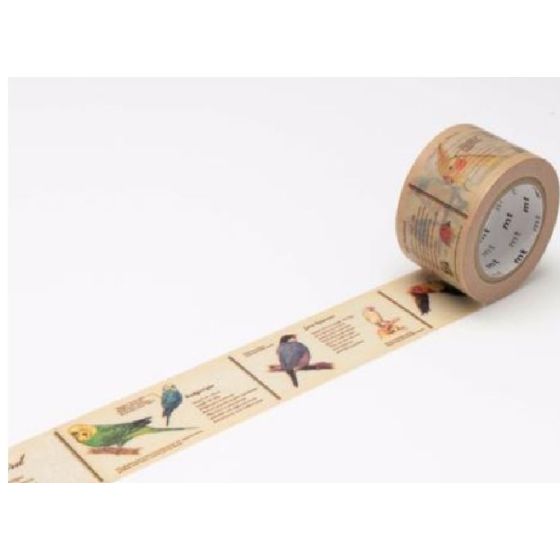 Masking Tape EX Motif encyclopedia / bird 30 mm x 7 m