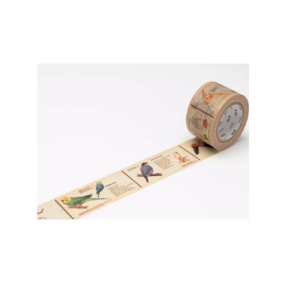 Masking Tape EX Motif encyclopedia / bird 30 mm x 7 m