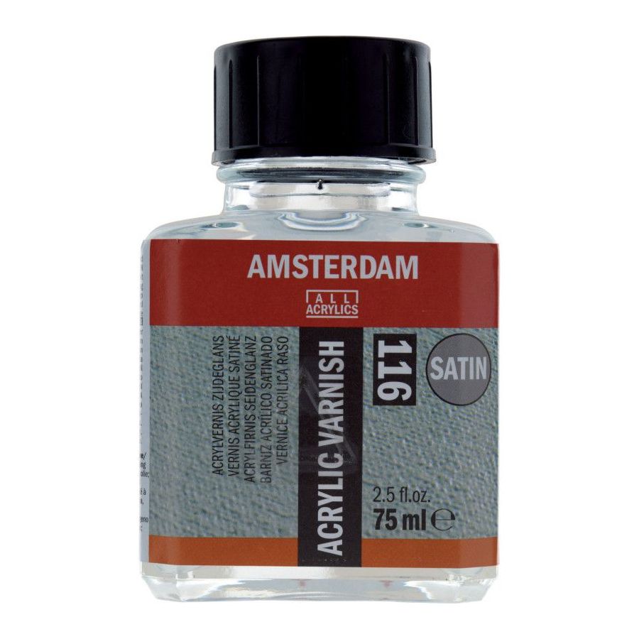 Vernis acrylique - Satiné - Transparent - Amsterdam - 75ml