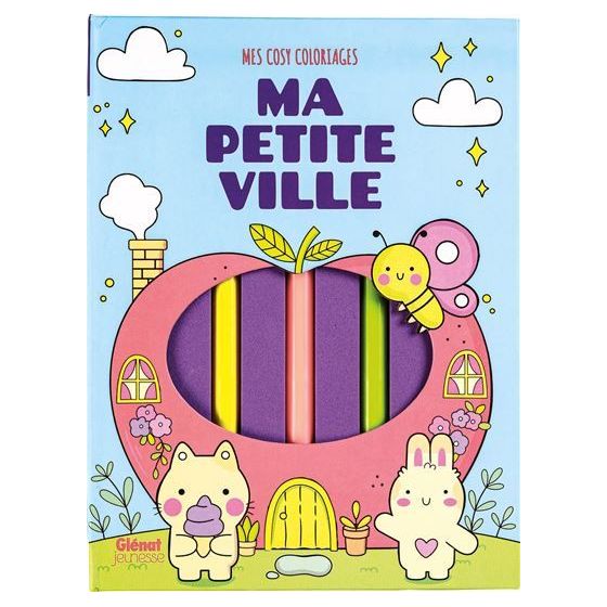 Coloriages cosy - Ma petite ville GLENAT | Art & Loisirs