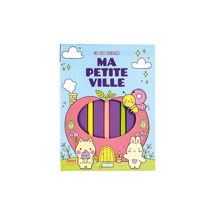 Coloriages cosy - Ma petite ville GLENAT | Art & Loisirs