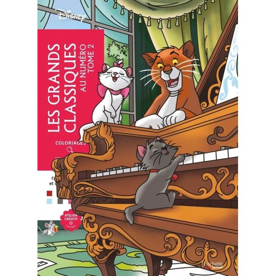 Coloriages au numéro : Les grands classiques Tome 2
