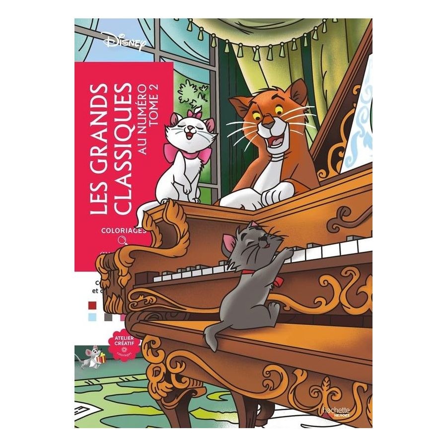 Coloriages au numéro : Les grands classiques Tome 2