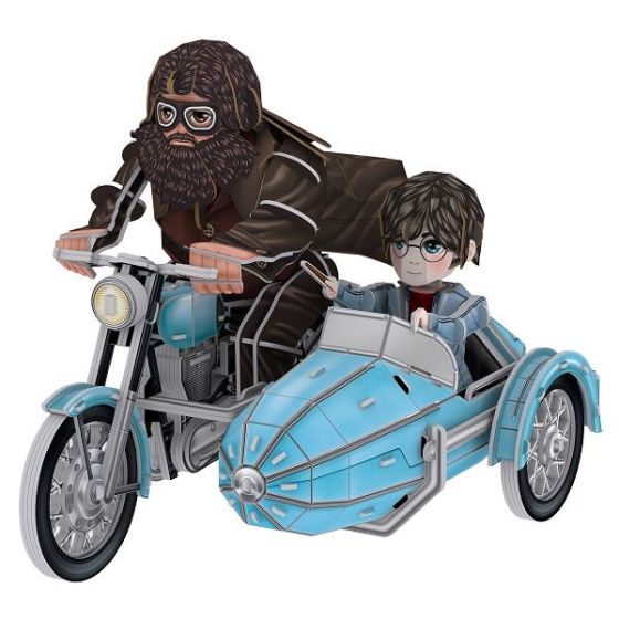 Maquette 3D Harry Potter : Le Terrier & Moto | Art & Loisirs