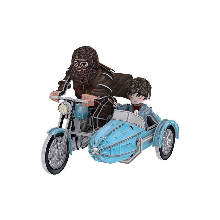 Maquette 3D Harry Potter : Le Terrier & Moto | Art & Loisirs