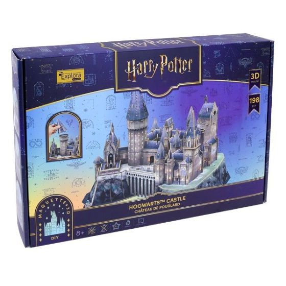 Maquette 3d - Chateau de Poudlard - 198 pieces - HARRY POTTER