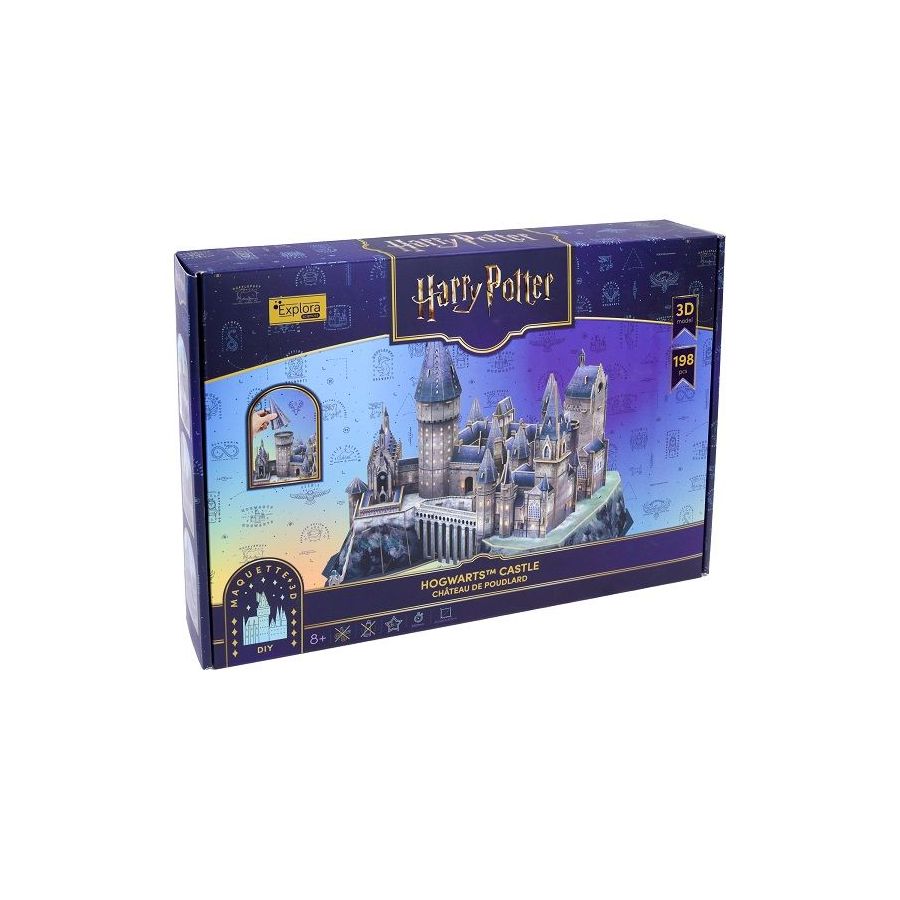 Maquette 3d - Chateau de Poudlard - 198 pieces - HARRY POTTER
