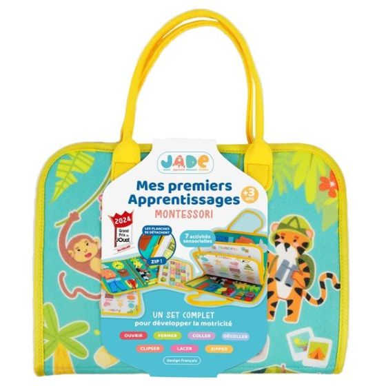 Jade - Montessori - Pochette d'apprentissage 7 activités 28x5x33 cm -  MGM