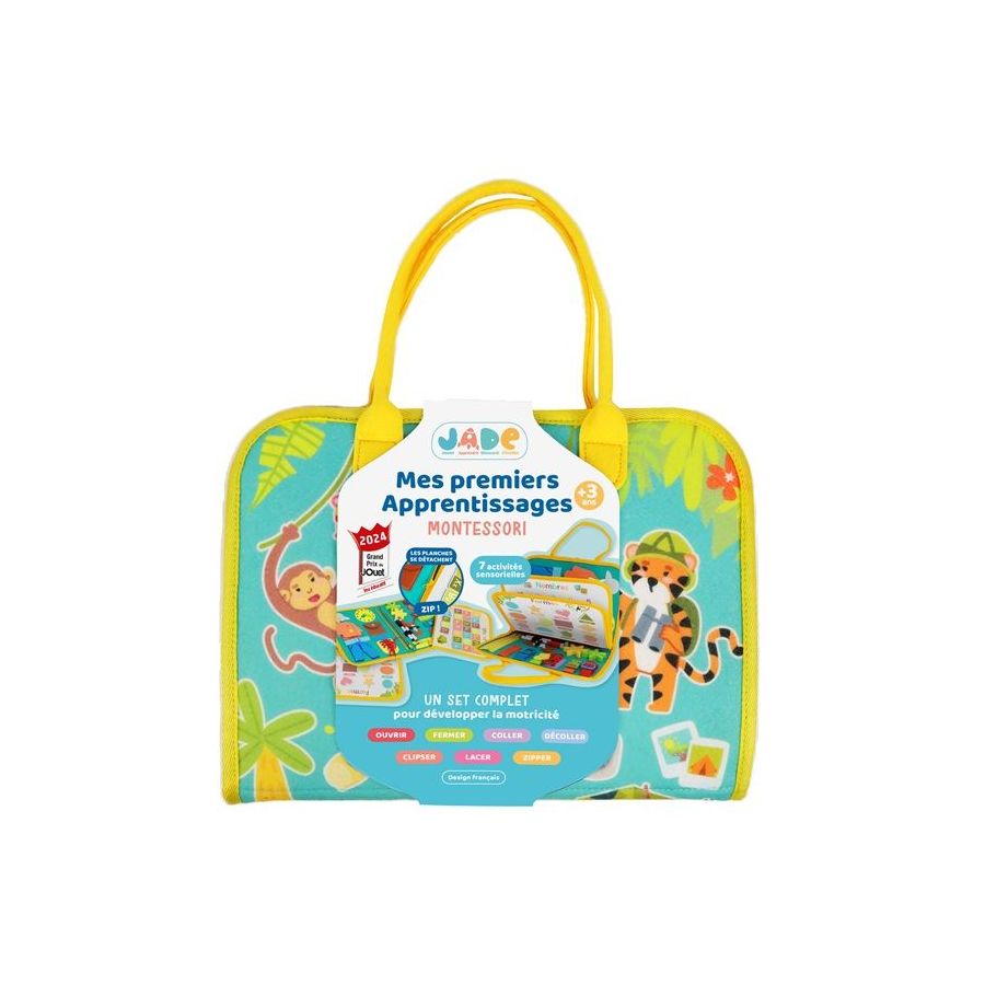 Jade - Montessori - Pochette d'apprentissage 7 activités 28x5x33 cm -  MGM