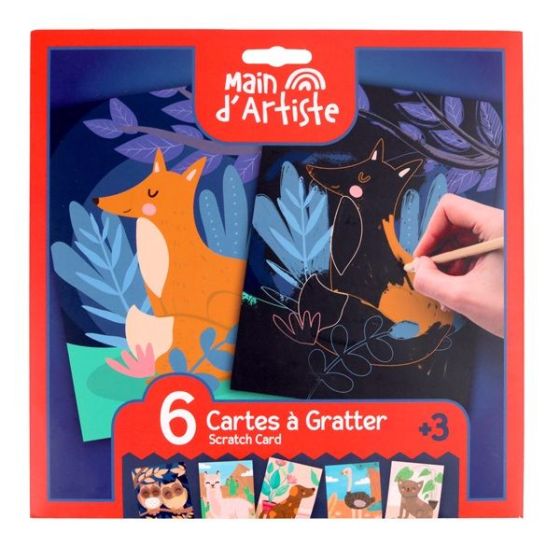 Kit scratch Art - 6 Planches à gratter -  MGM