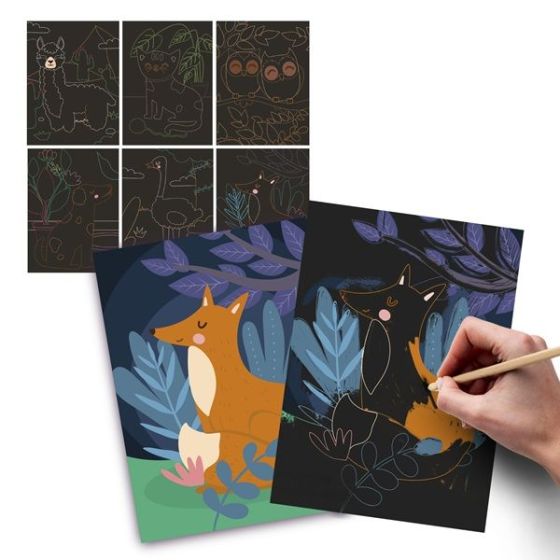 Kit Scratch Art MGM - 6 Planches à Gratter | Art & Loisirs
