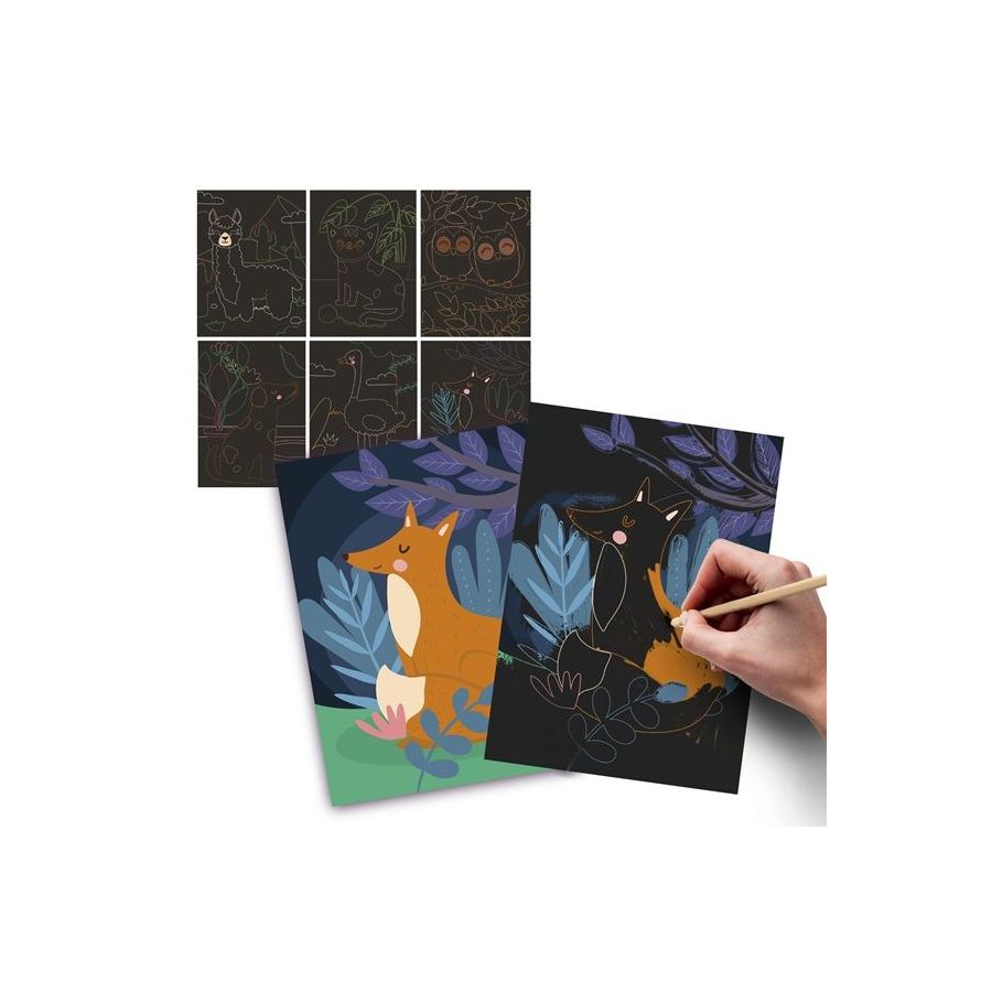 Kit Scratch Art MGM - 6 Planches à Gratter | Art & Loisirs