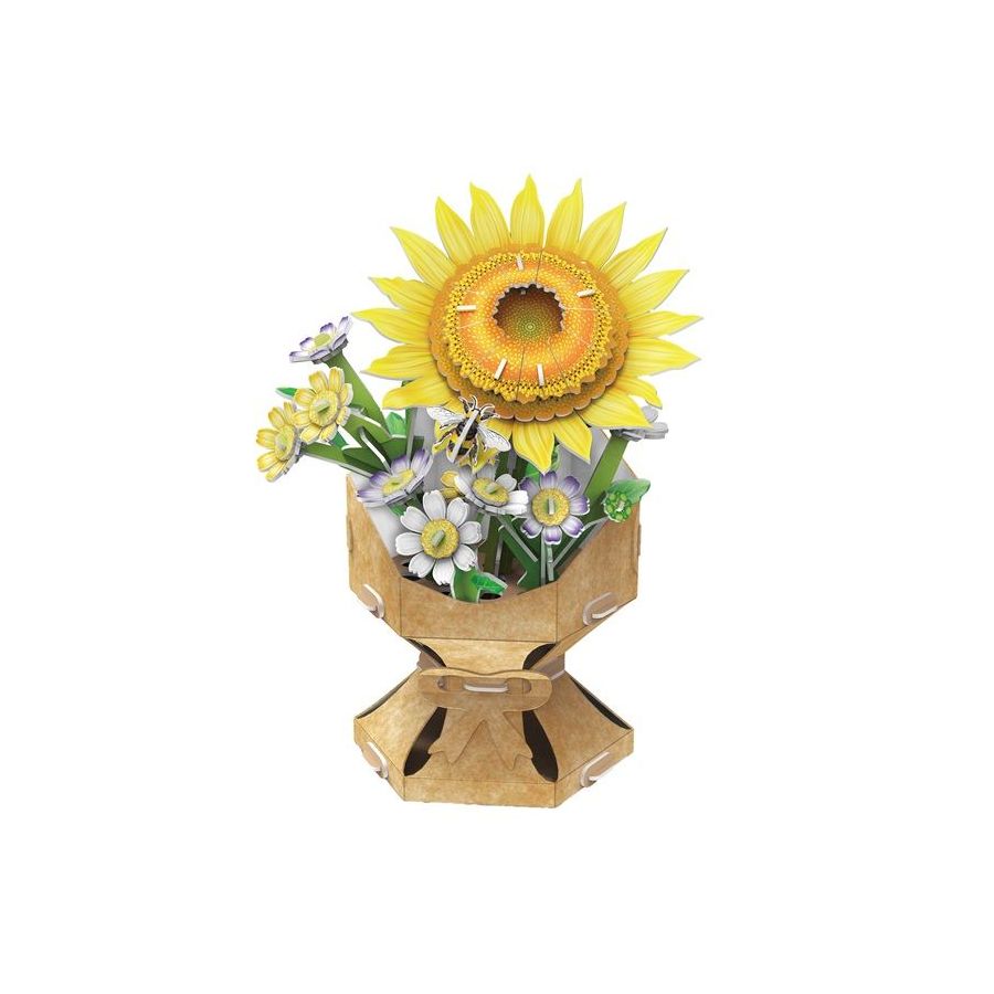 Maquette Bois 3D Tournesol MGM - Kit 102 Pièces | Art & Loisirs