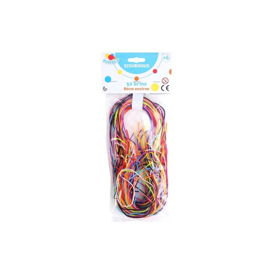 Sachet de 50 fils de Scoubidou 90 cm  - MGM