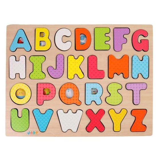 Puzzle en bois Alphabet MGM : Apprendre en | Art & Loisirs