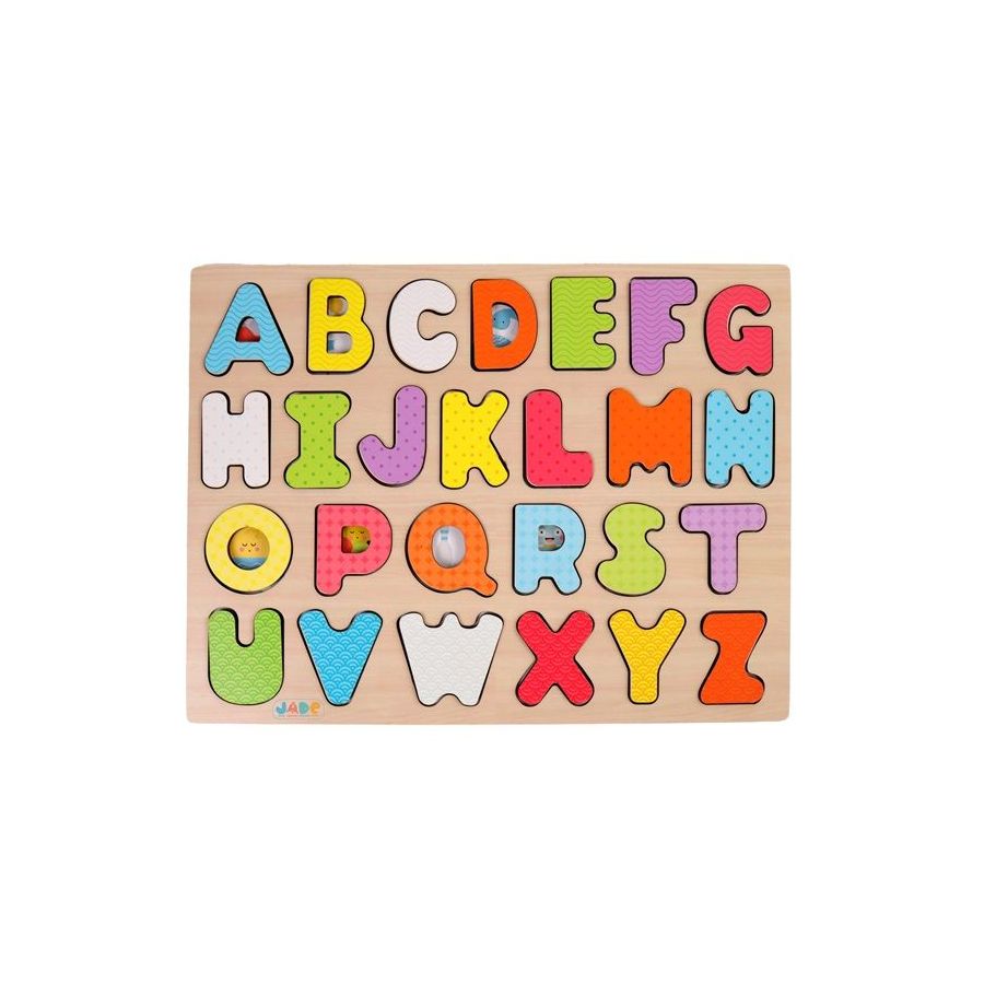Puzzle en bois Alphabet MGM : Apprendre en | Art & Loisirs