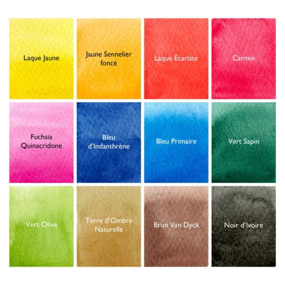 Palette Aquarelle Sennelier Marie Boudon 12 | Art & Loisirs