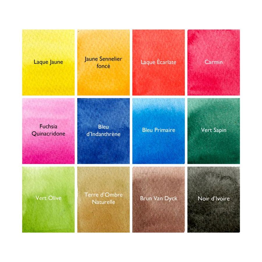 Palette Aquarelle Sennelier Marie Boudon 12 | Art & Loisirs
