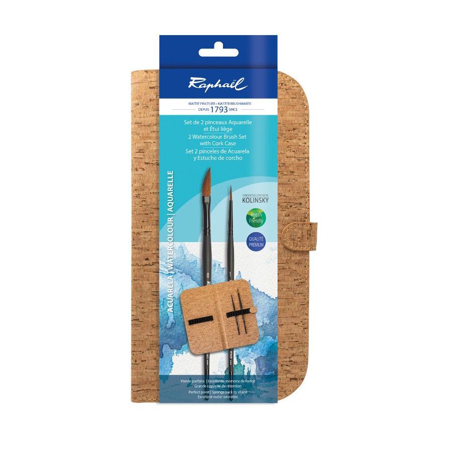 Set 2 Pinceaux Aquarelle RAPHAEL Stradivarius & | Art & Loisirs