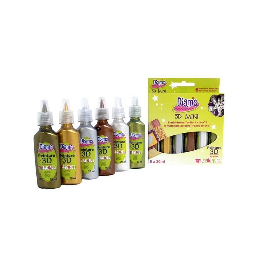 Kit 6 Diam's métal 6X20 Ml