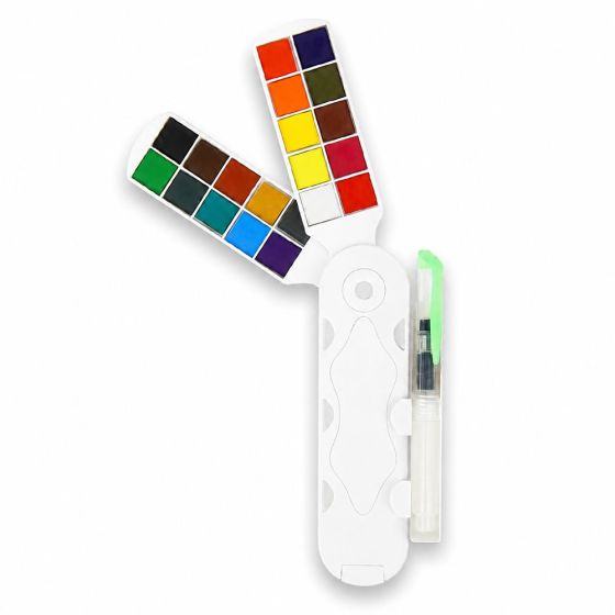 Aquarelle boite éventail 20 couleurs - Rougier et Ple
