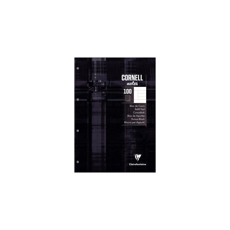Bloc de cours Cornell A4 ligné 200p | Art & Loisirs