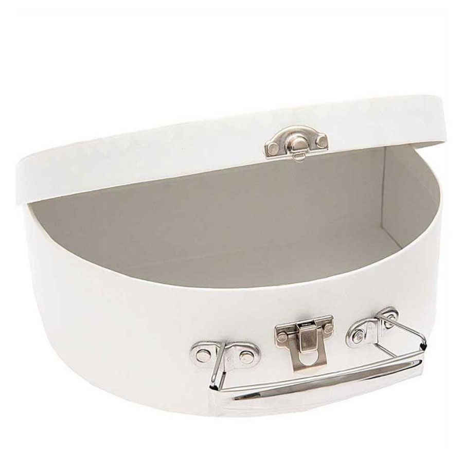 Valise Semi-Circulaire Blanche RICO DESIGN | Art & Loisirs