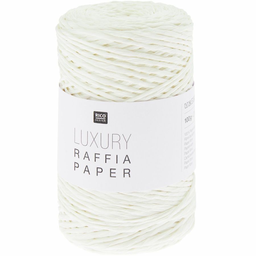 Raphia Papier Luxe Blanc RICO DESIGN | Fil | Art & Loisirs