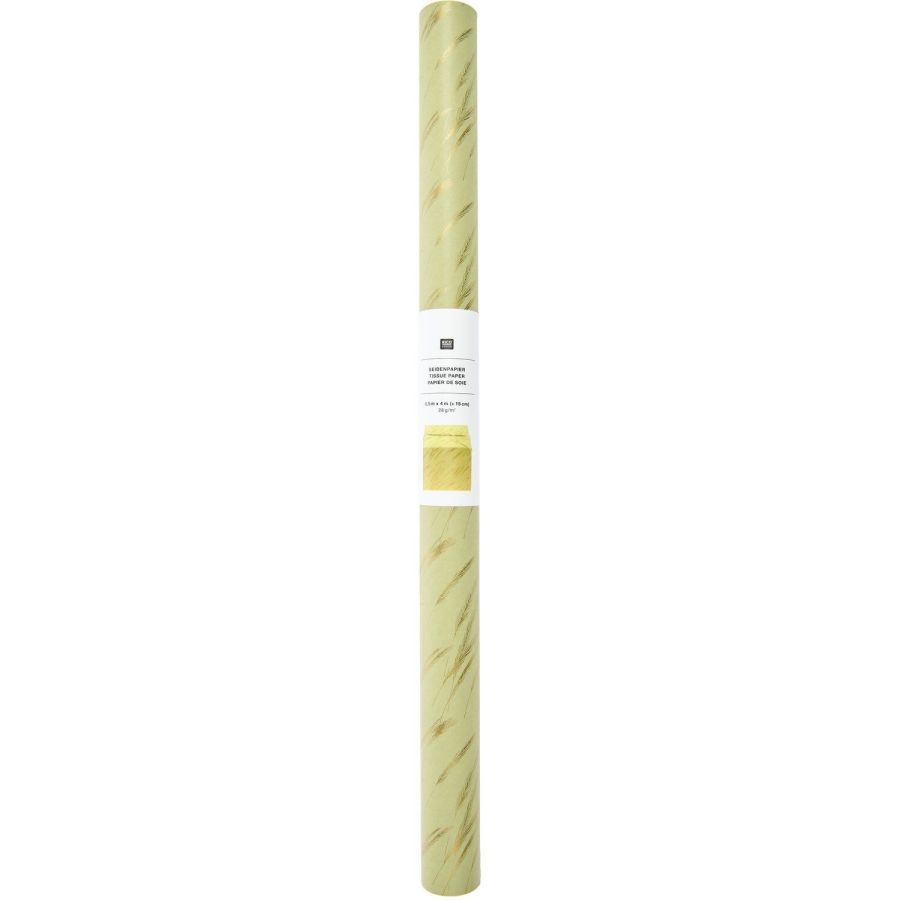 Rouleau Papier de Soie Herbes Or - RICO DESIGN | Art & Loisirs