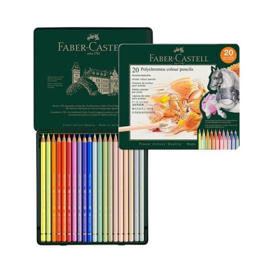 Crayons Polychromos FABER-CASTELL | 20 | Art & Loisirs