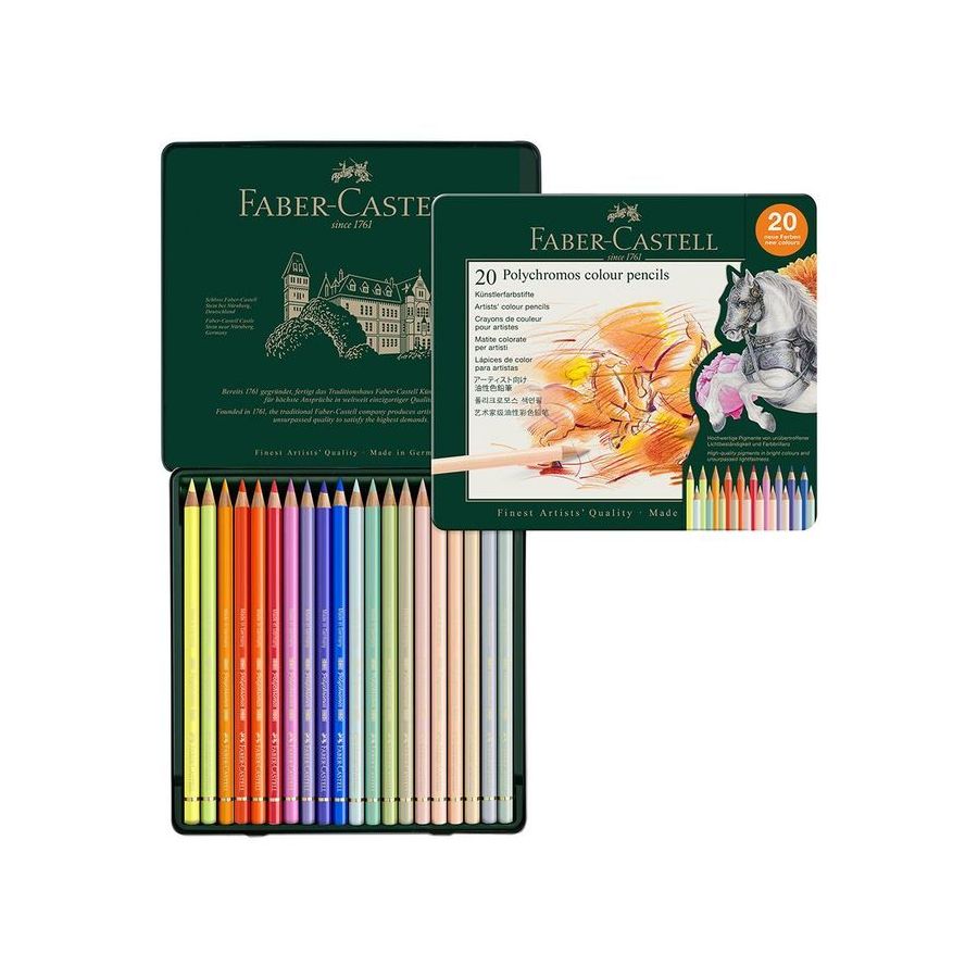 Crayons Polychromos FABER-CASTELL | 20 | Art & Loisirs
