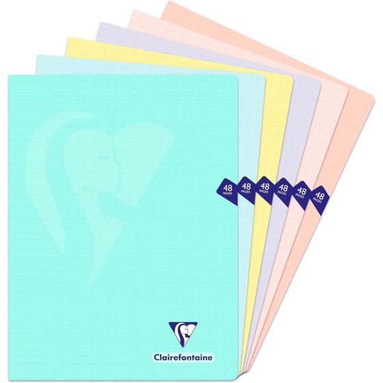 Cahier Mimesys Pastel Clairefontaine 24x32 cm | Art & Loisirs