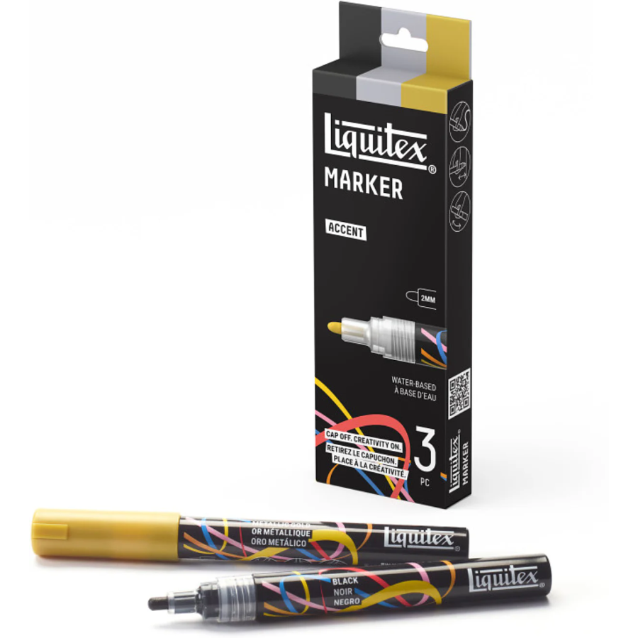 Set Marqueurs Peinture Acrylique Liquitex - 3 | Art & Loisirs